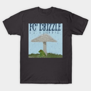 Fo' Drizzle frog using mushroom as umbrella T-Shirt